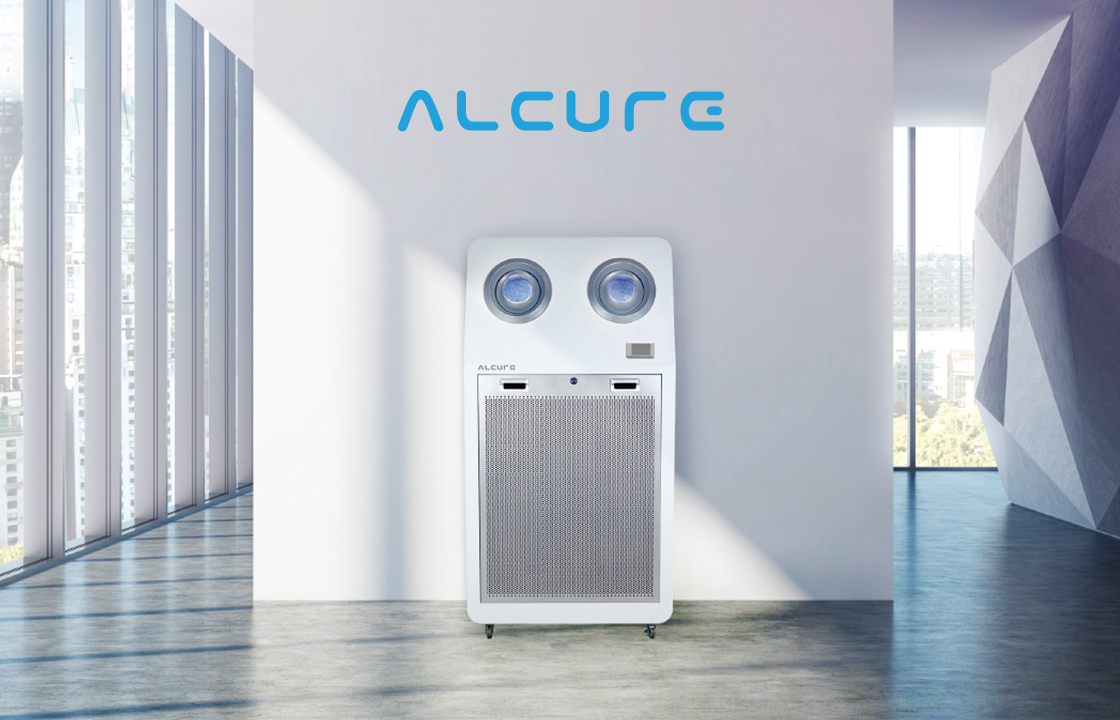 光触媒＆マイナスイオン機能付き空気清浄機「ALCURE」の画像